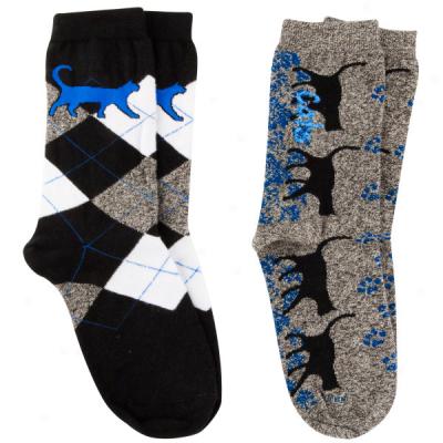 Cat Lover Socks - 2-pack