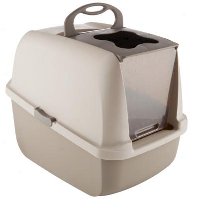 Catit Cucullate Cat Pan With Door And Replwcement Filters