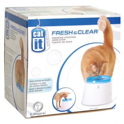 Catit Small Drinking Fountain And Accessories For Cats