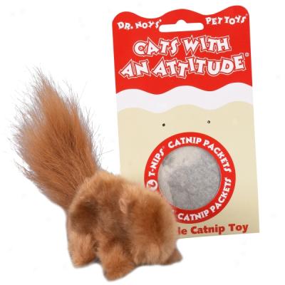 Cats With An Attitude Squirrel Catnip Toy