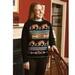 Chenille Borders Sweater