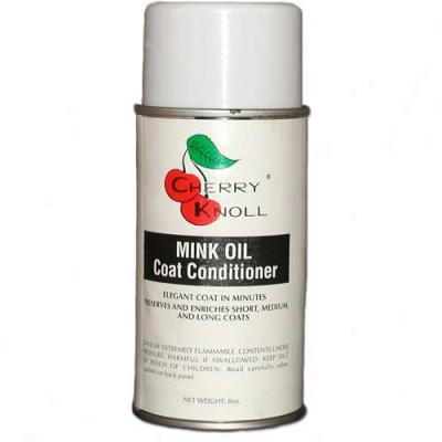 Cherry Knoll Mink Oil Coat Conditioner 8 Ounces Aerosol