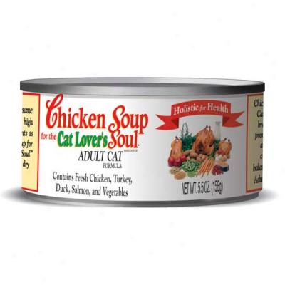 Chicken Soup For The Cat Lovers Soul Adult 5.5oz Case Of 24 Cans