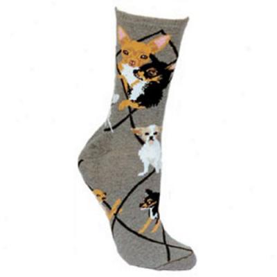 Chihuahua Breed Socks - Medium