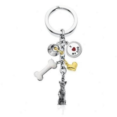 Chihuahua - I Love My Dog Keychain