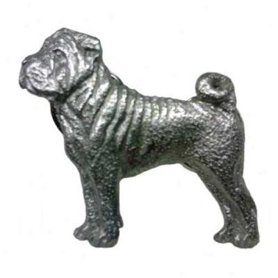 Chinese Shar-pei Pewter Pin