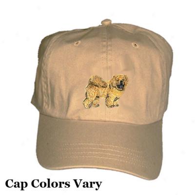 Chow Chow Embroidered Cap - Colors Vary!