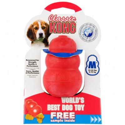 Classic Kong Dog Toys For Average Chewers