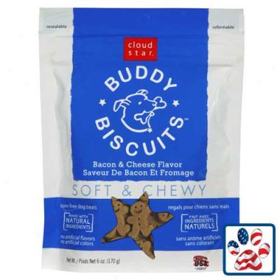 Cloudstar Soft And Chewy Buddy Biscuit Bacon And Cheese 6oz