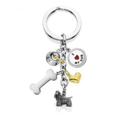 Cocker Spaniel - I Love My Dog Keychain