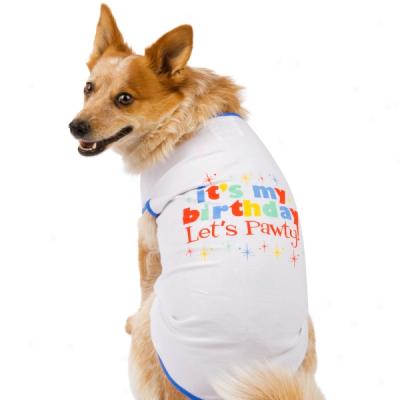 Companion Road? Let's Pawty Dog Tank Top