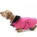 Companion Road® Faux Fur-trimmed Wool Dog Coat In Pink