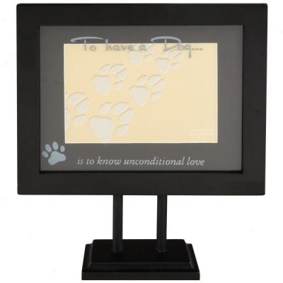 Concepts Black Pedestal Dog Picture Frame