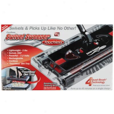 Cordless Swivel Sweeper Touchless - As Seen On Tv