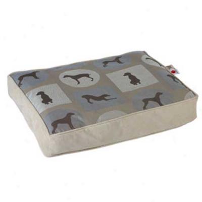 Crypton Wegman Classic Rectangle Dog Bed Medium Posey Moonlight