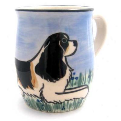 Deluxe Tri Cavalier King Charles Spaniel  Mug