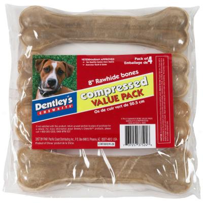 Dentley's Natural Compressed Rawhide - Of various sorts Sizes