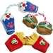 Dineer Favorites Plush And Rope Dog Toys