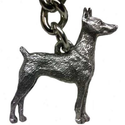 Doberman Pinscher Keychain