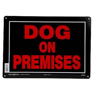 Dog Forward Premises Sign