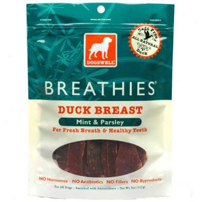 Dogswell Breathies Duck Jerky Treats 5oz