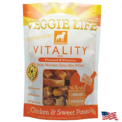 Dogswell Vitality Chicken And Sweet Potato Dog Chews 5oz