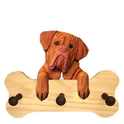 Dogue De Bordeaux Bone Hang Up Natural Oak