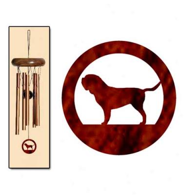 Dogue De Bordeaux Wind Chimes X-small Bronze