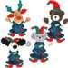 Dr. Noys' Pet Toys® Cats With An Attitude® Holiday Jester Tree Animals Cat Toys