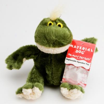 Dr Noys Plush Frog Dog Toy