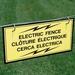 Electric Fence Warning Sign