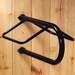 Enameled Steel Black Saddle Rack