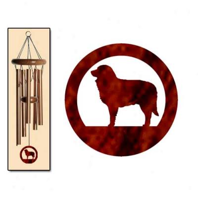 Estrela Mt Dog Wind Chimes Small Bronze