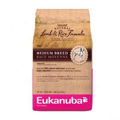 Eukanuba Natural Lamb & Rice Formula