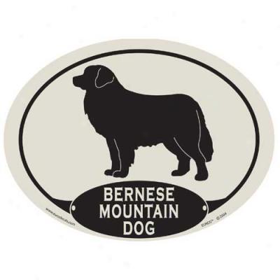 European Style Bernese Mountain Dog Car Magnet