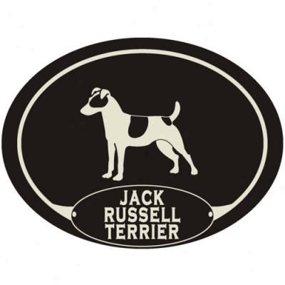 European Style Jack Russell Terrier Auto Decal