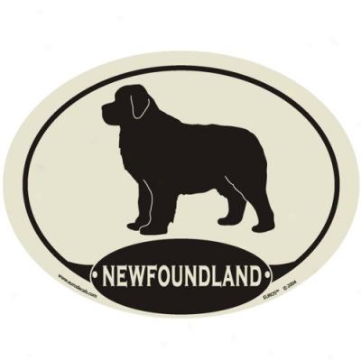 European Style Newfoundland Auto Decal