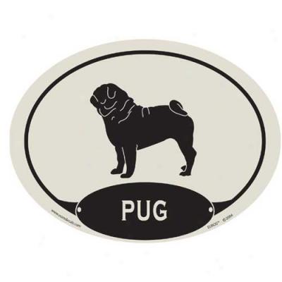 European Style Pug Car Magne