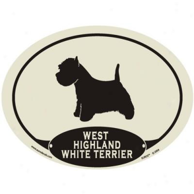 European Manner West Higbland White Terrier Auto Decao