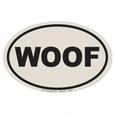 European Style Woof Car Magnet