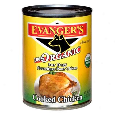 Evangers Cooked Organic Chicken Dog Food Cae Of 12 13.2oz Cans