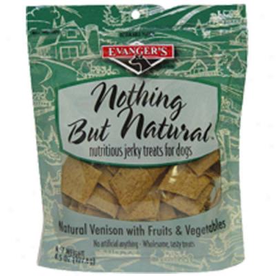 Evangers Nothing But Natural Venison Dog Treats 4.5oz