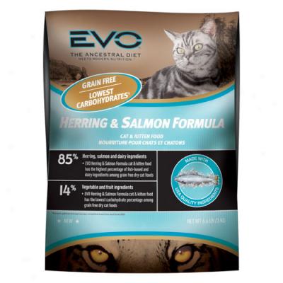 Evo Herring And Salmon Cat Food 15.4lbs