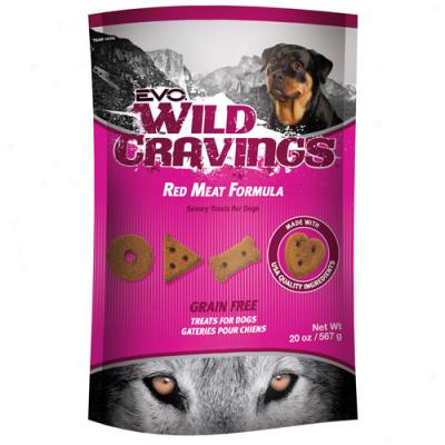 Evo Wild Cravings Red Meat Treats 20oz