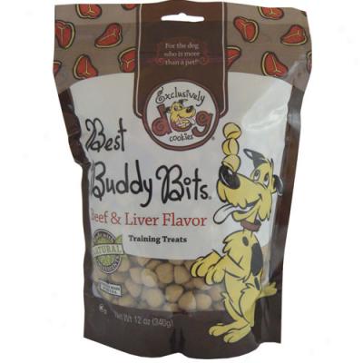 Exclusively Pet Best Buddy Bits Beef And Liver Flavor 12oz