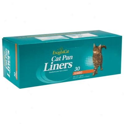 Exquisicat? Jumbo Cat Pan Liners - 30 Ct