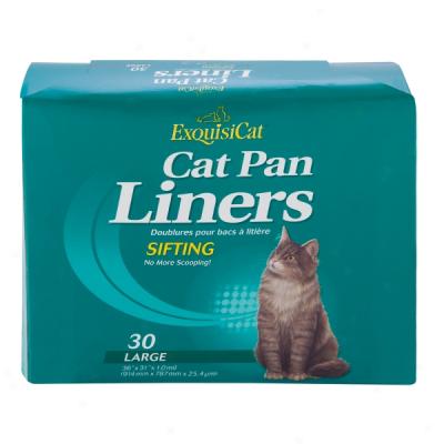 Exquisicat? Large Sifting Cat Pan Liners - 30 Ct