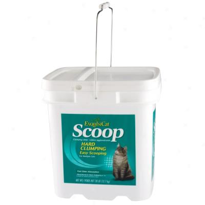 Exquisicat? Scoop Fragrance-free Clumping Cat Litter - 28 Lbs