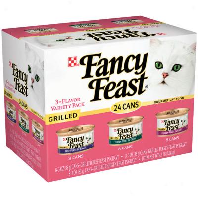 Fancy Feastt 3-flavor Grilled Gourmet Cat Food Variety Pack