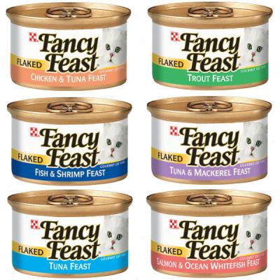 Fancy Feast Assorted Flaked Gourmet Cat Food